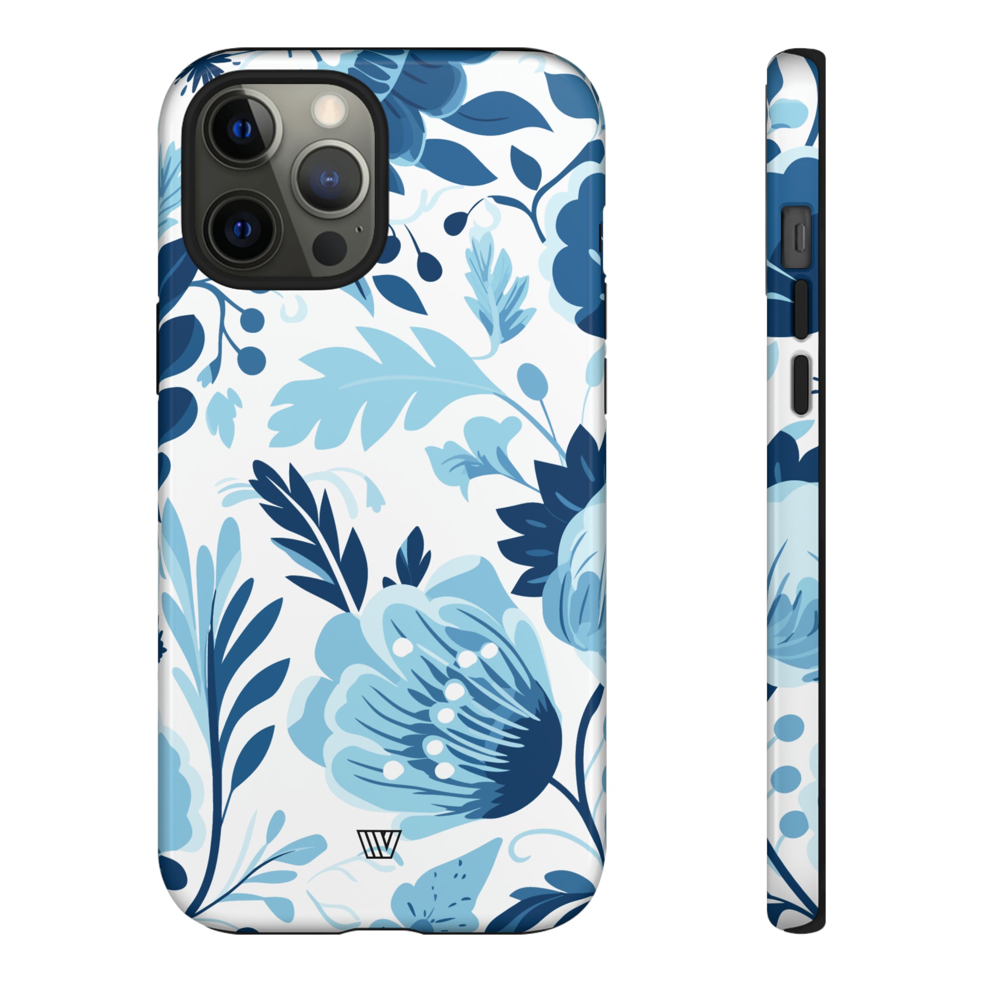 BLUE WHITE FLOWERS | Tough Phone Case - Trovvve