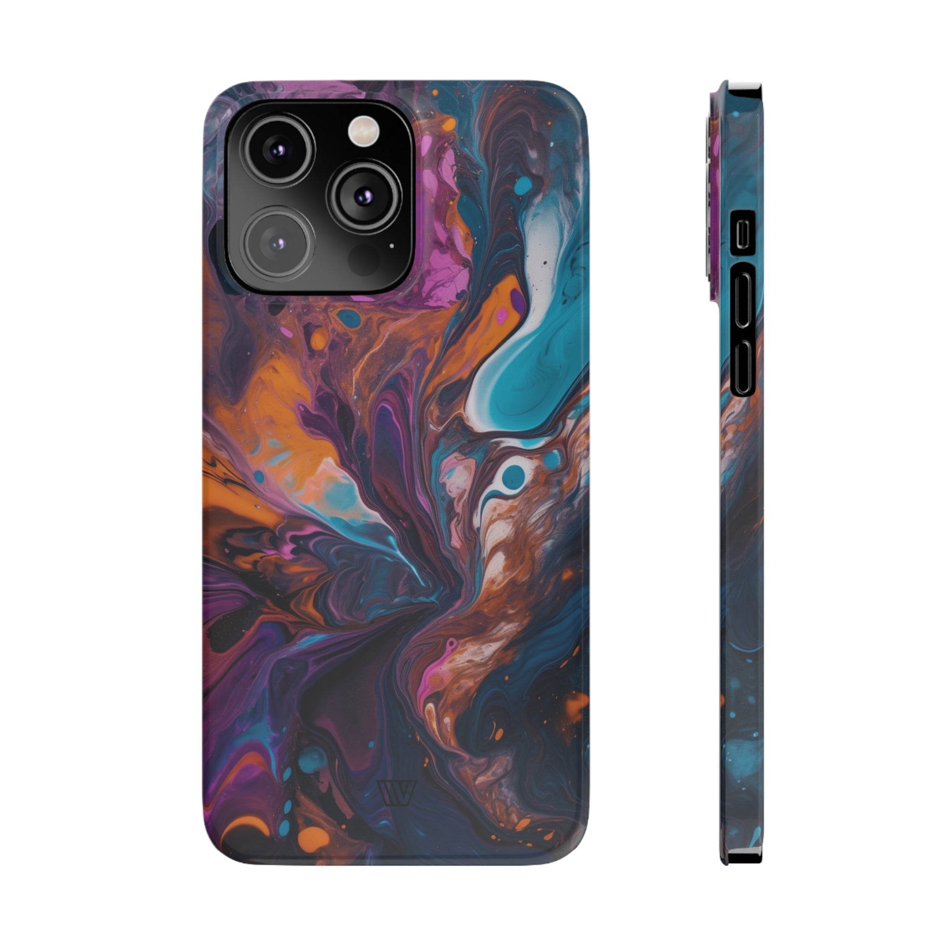 COSMIC PAINT SWIRL | Slim iPhone Case - Trovvve