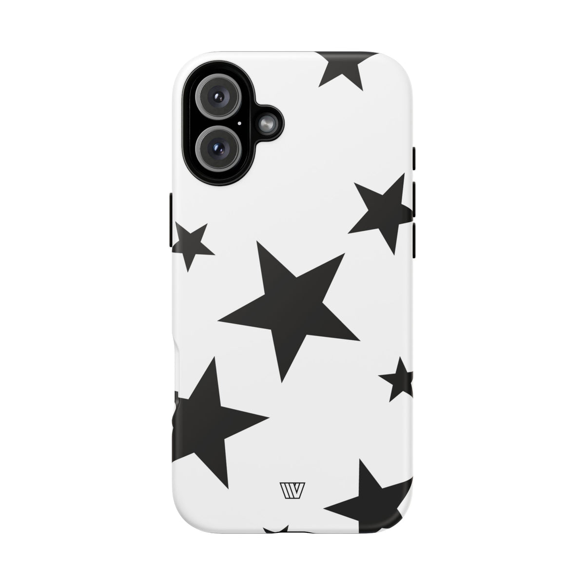 ALL WHITE BOLD STARS | Tough Phone Case