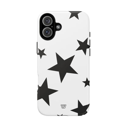 ALL WHITE BOLD STARS | Tough Phone Case
