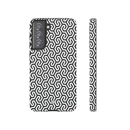 ABSTRACT INTERLOCKING PATTERN | Tough Phone Case