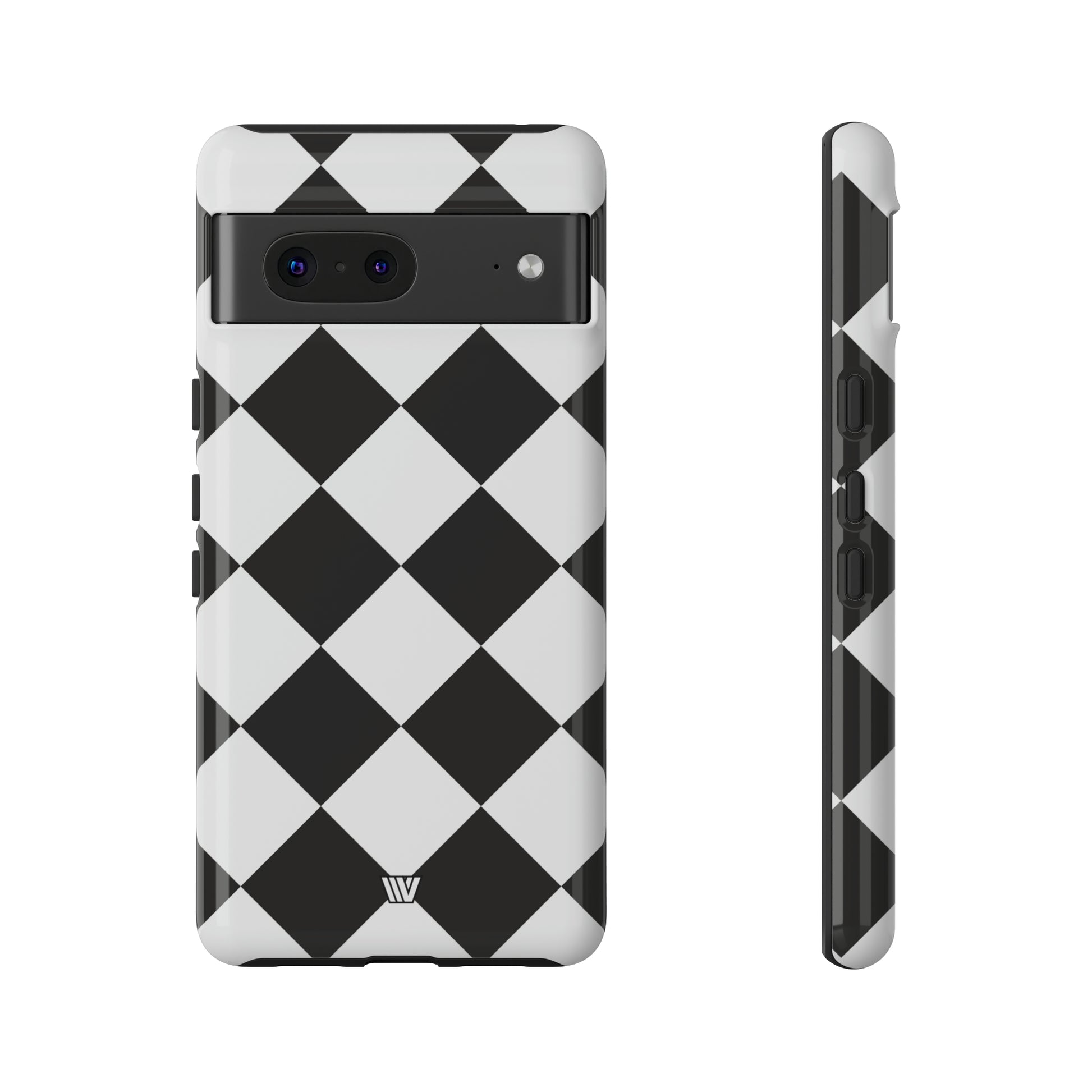 BLACK & WHITE DIAMOND | Tough Phone Case - Trovvve