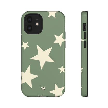 SAGE BOLD STARS | Tough Phone Case