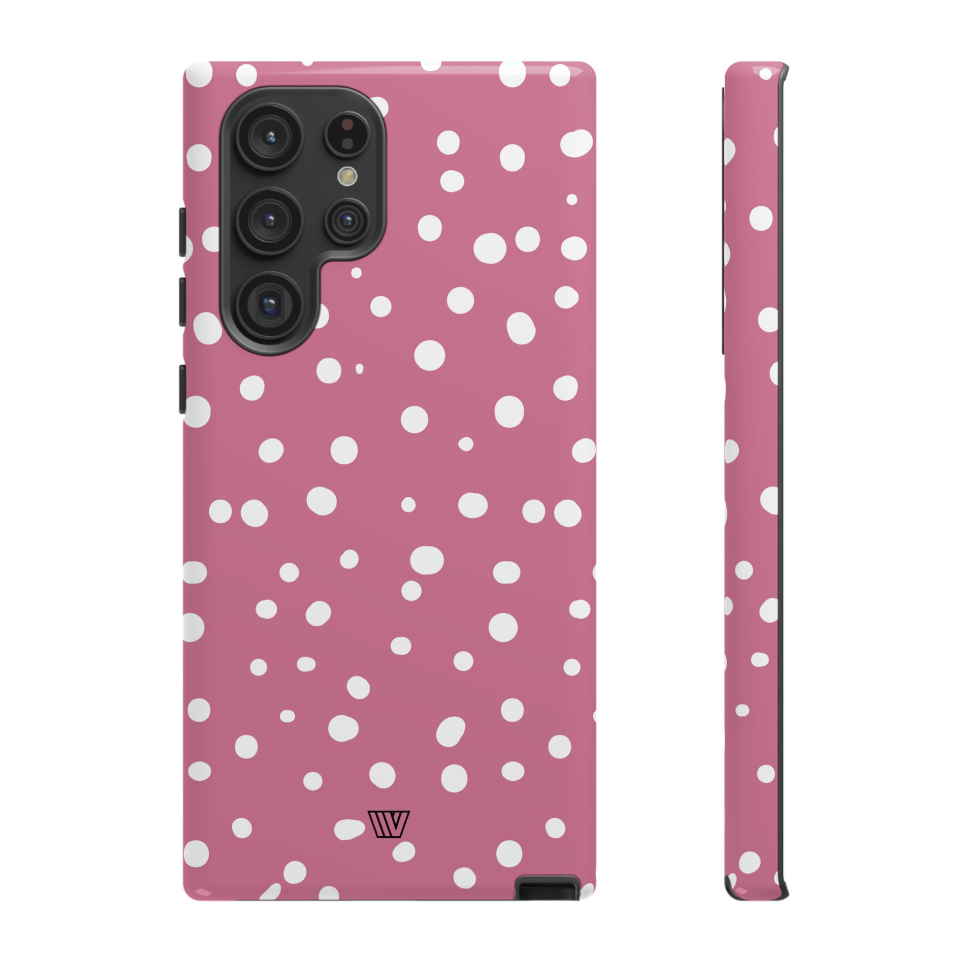 BLUSH RED DOTS | Tough Phone Case - Trovvve