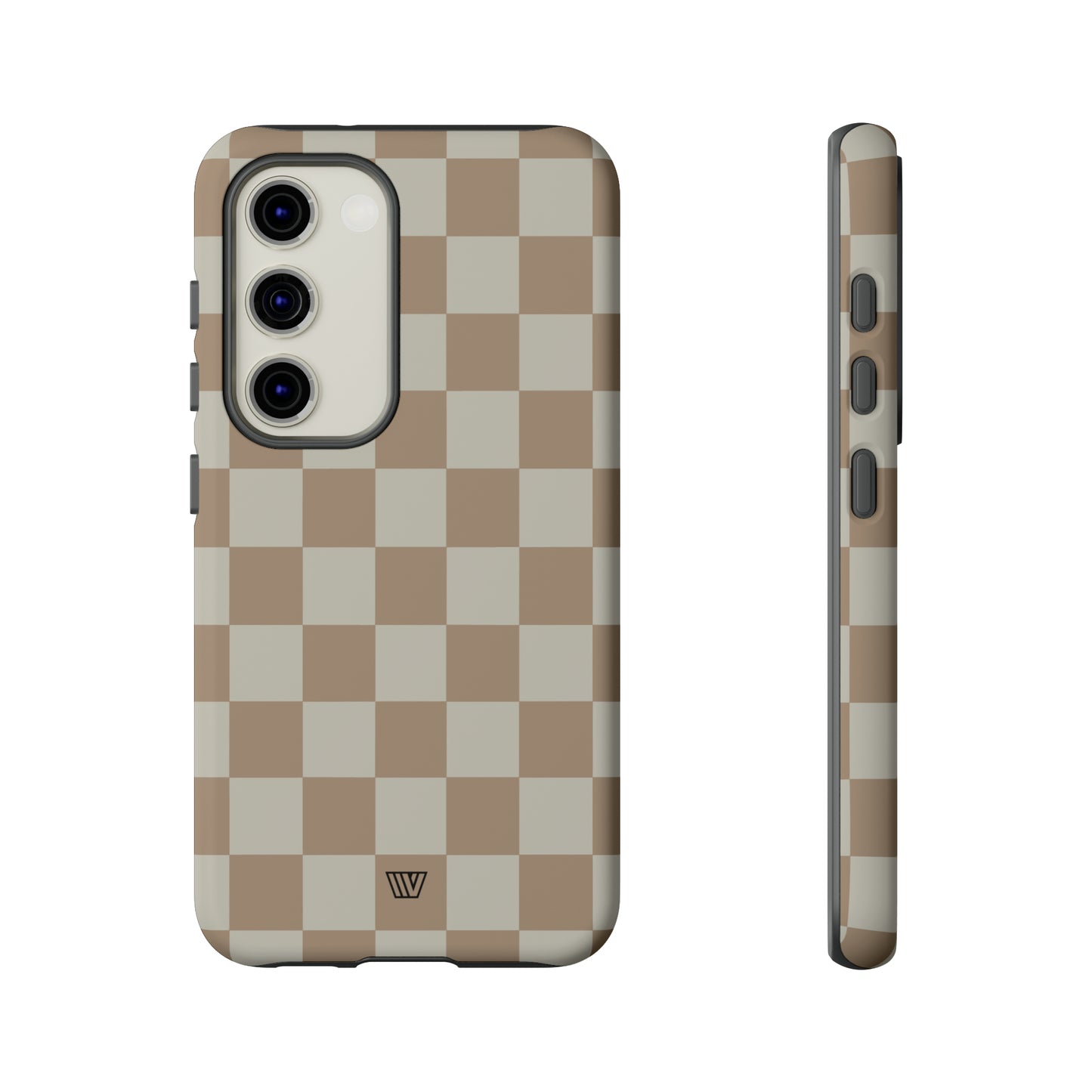 NEUTRAL CHECKERBOARD | Tough Phone Case - Trovvve