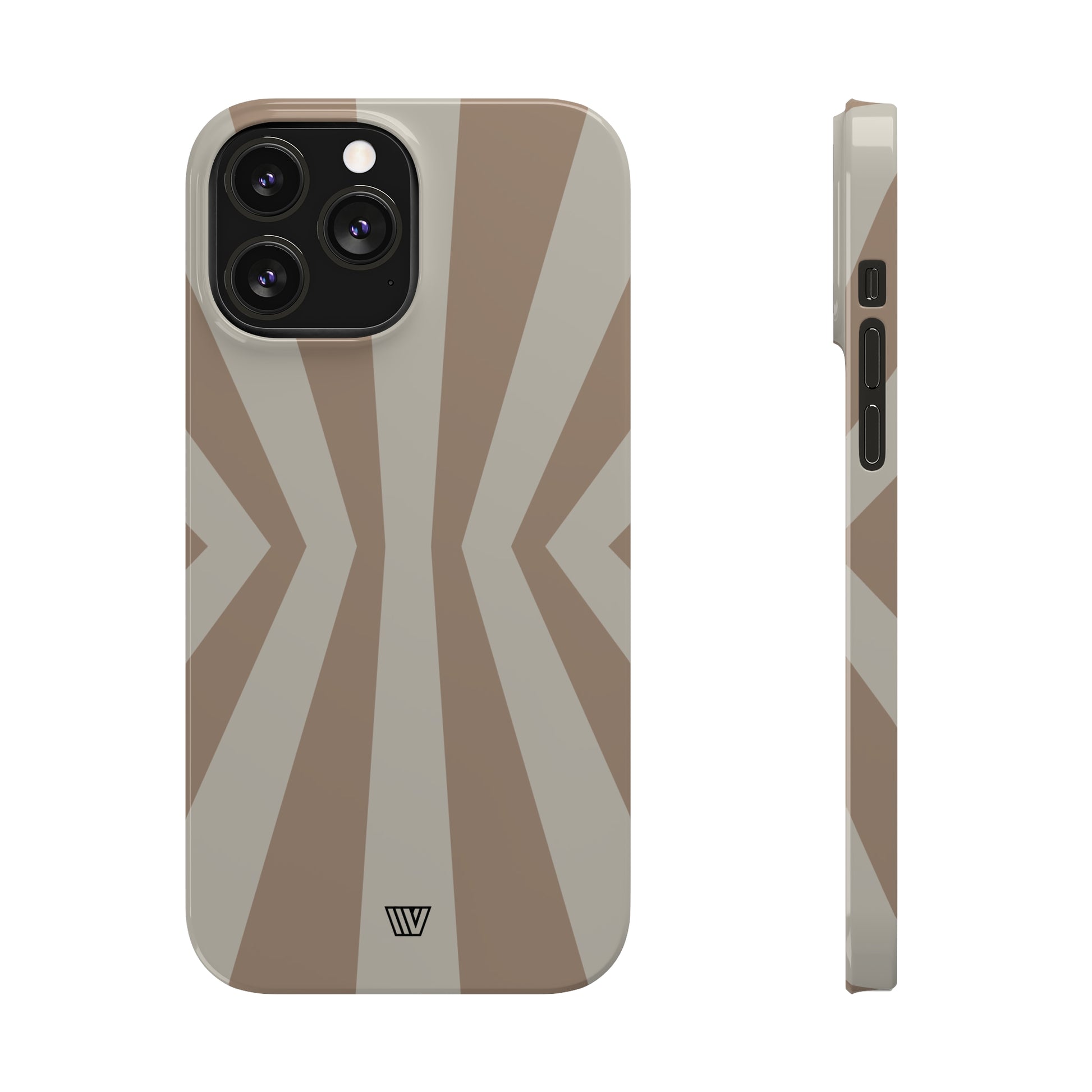 NEUTRAL INWARD LINES | Slim iPhone Case - Trovvve