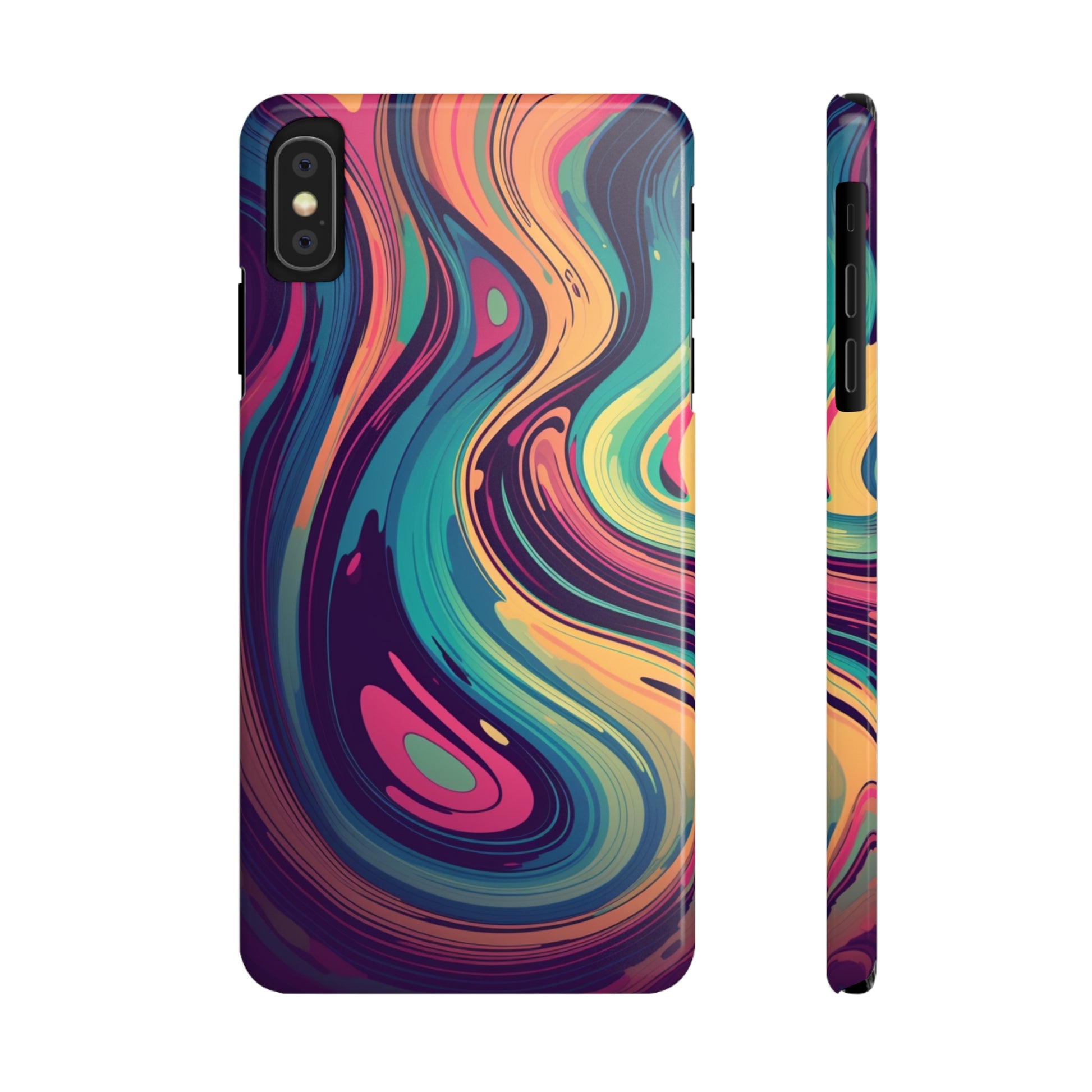 COSMIC LIQUID SWIRL |  | Slim iPhone Case - Trovvve