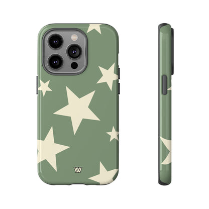 SAGE BOLD STARS | Tough Phone Case
