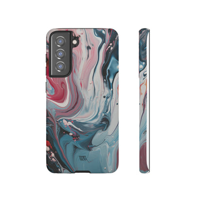 BLUE PASTEL SWIRL | Tough Phone Case - Trovvve