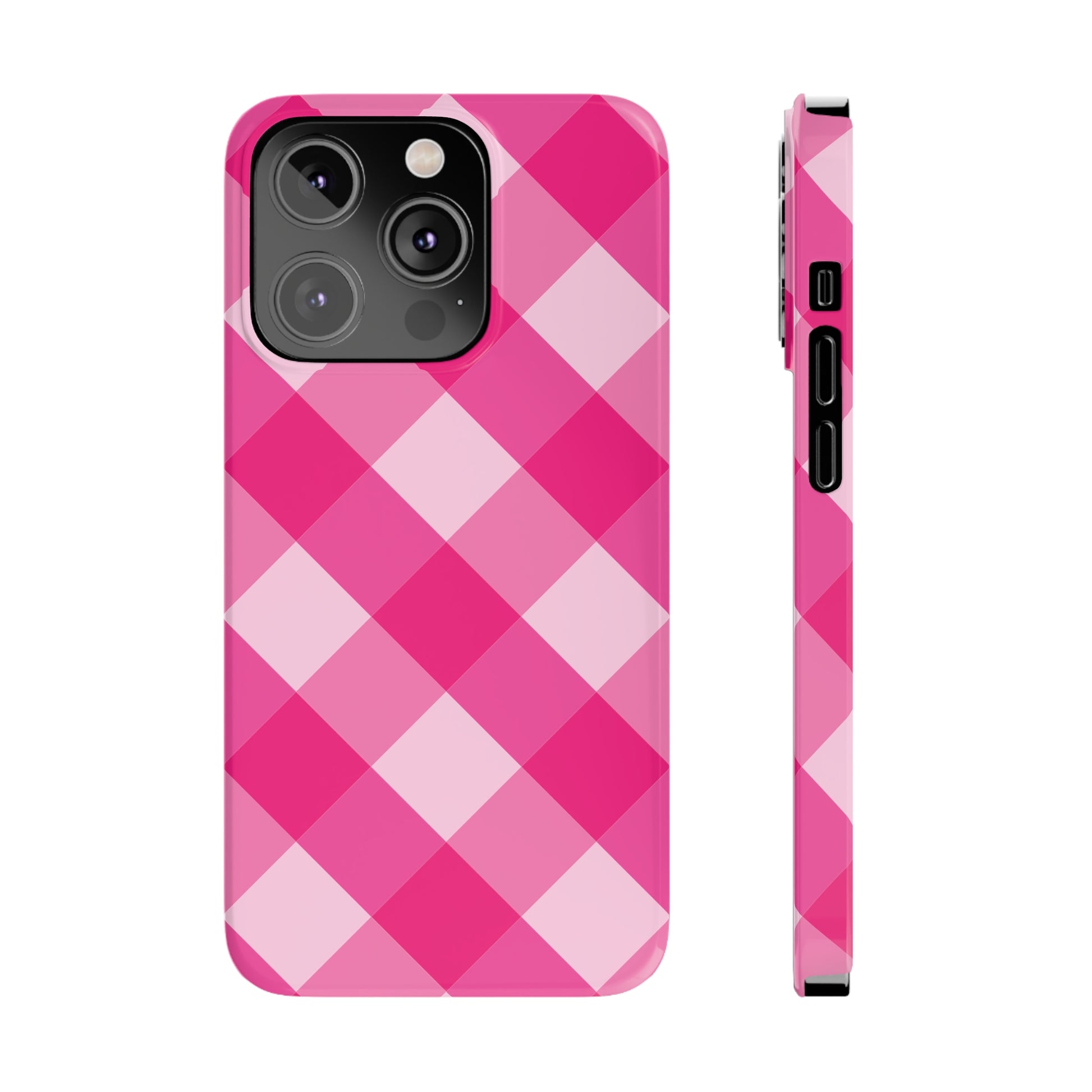 HOT PINK CLOTH Pattern  | Slim iPhone Case - Trovvve