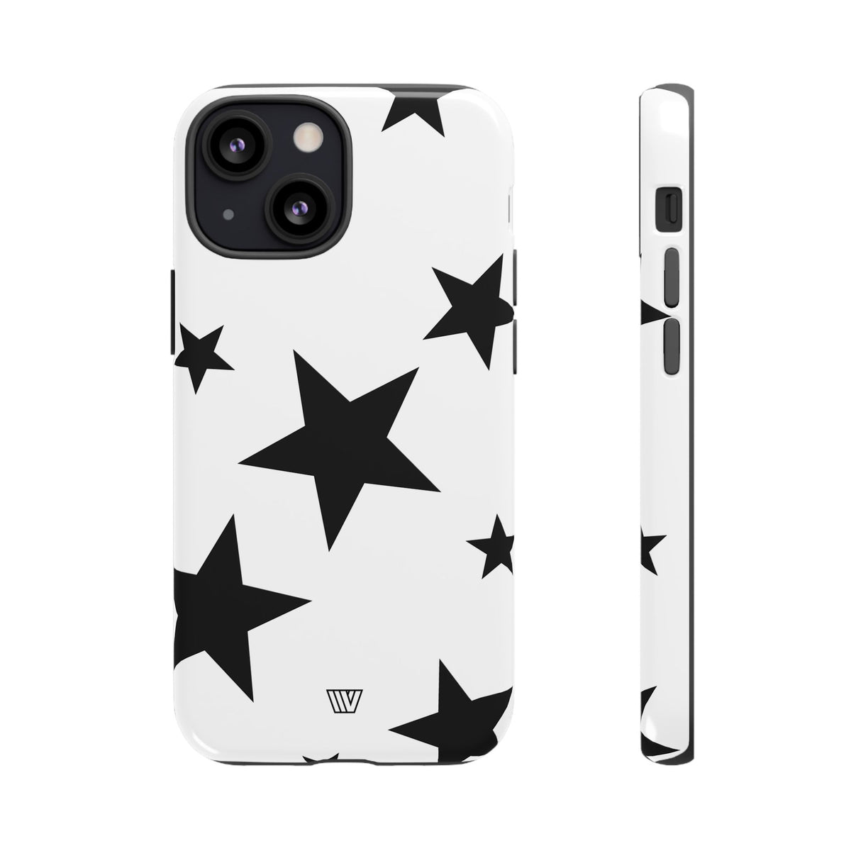 ALL WHITE BOLD STARS | Tough Phone Case