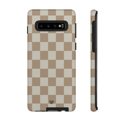 NEUTRAL CHECKERBOARD | Tough Phone Case - Trovvve