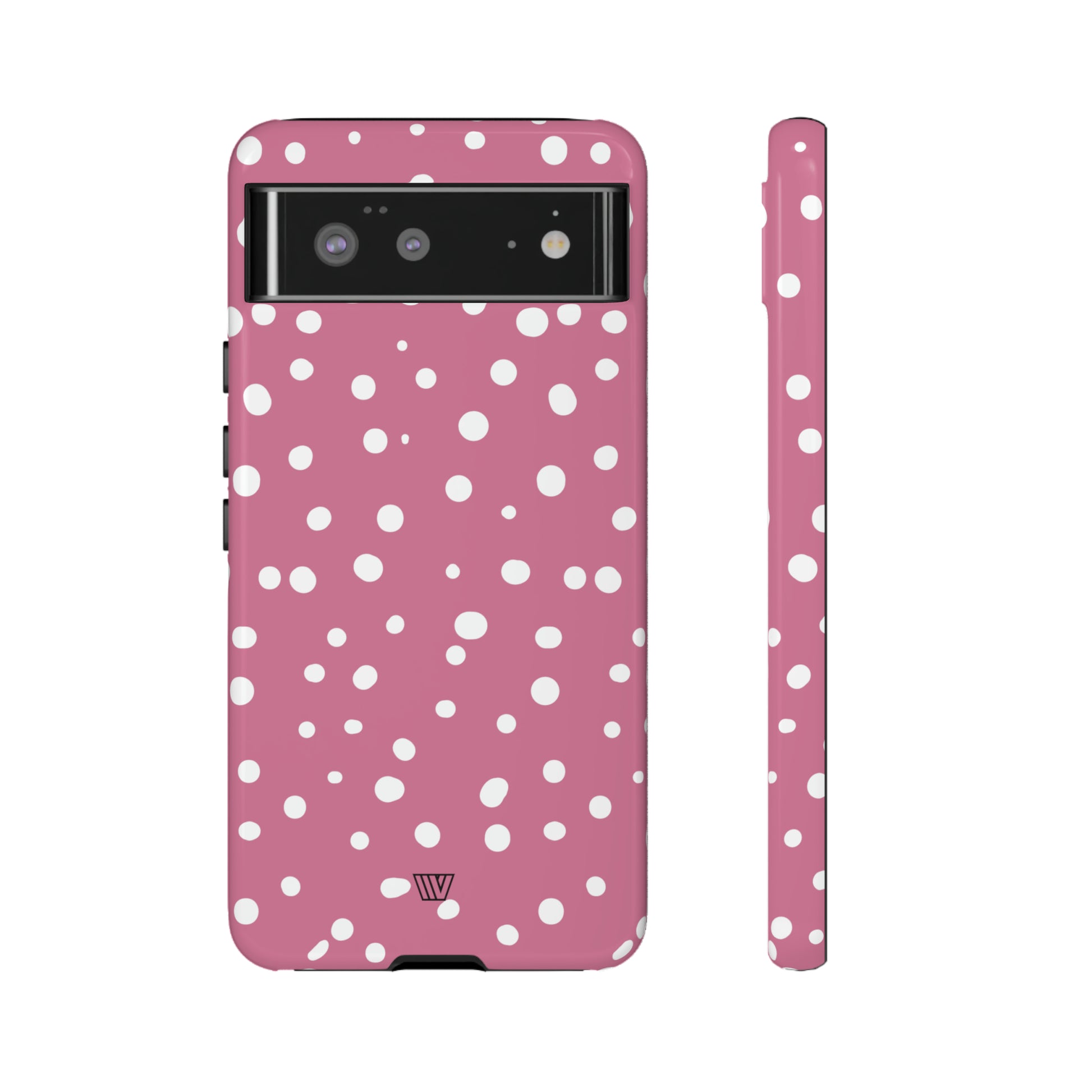 BLUSH RED DOTS | Tough Phone Case - Trovvve