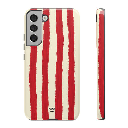 CANDY CANE STRIPE | Tough Phone Case