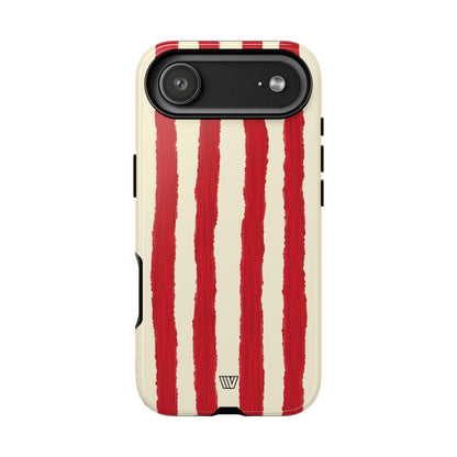 CANDY CANE STRIPE | Tough Phone Case