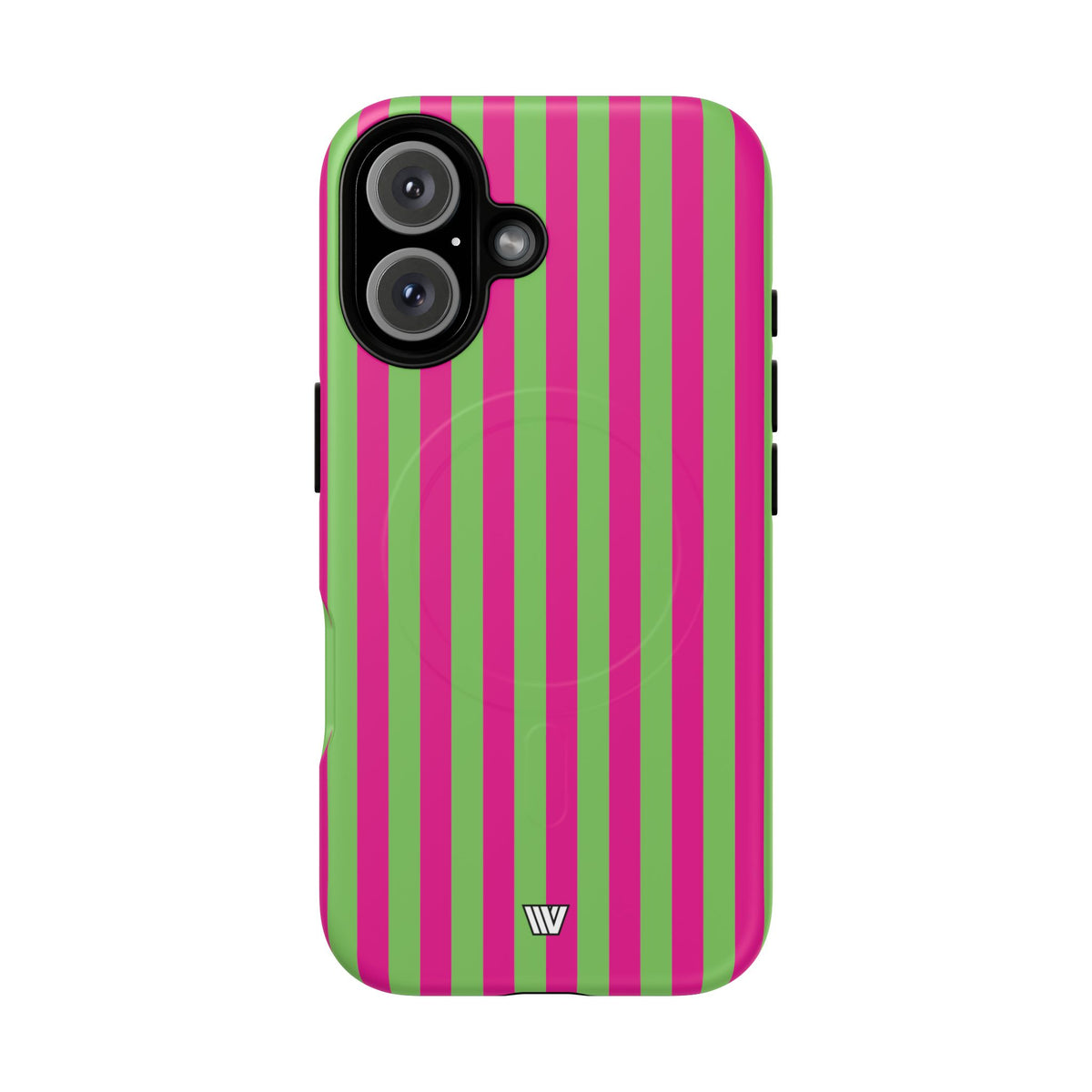 Watermelon Stripe MagSafe Tough iPhone Case – iPhone 16, Matte