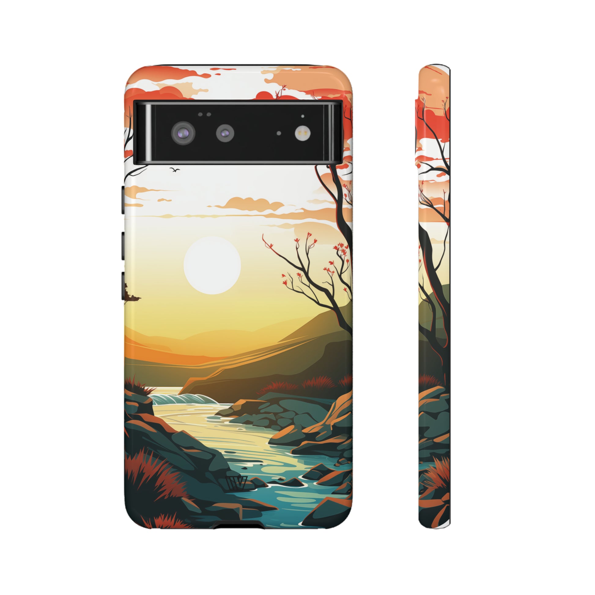 RIVER SUNSET | Tough Phone Case - Trovvve