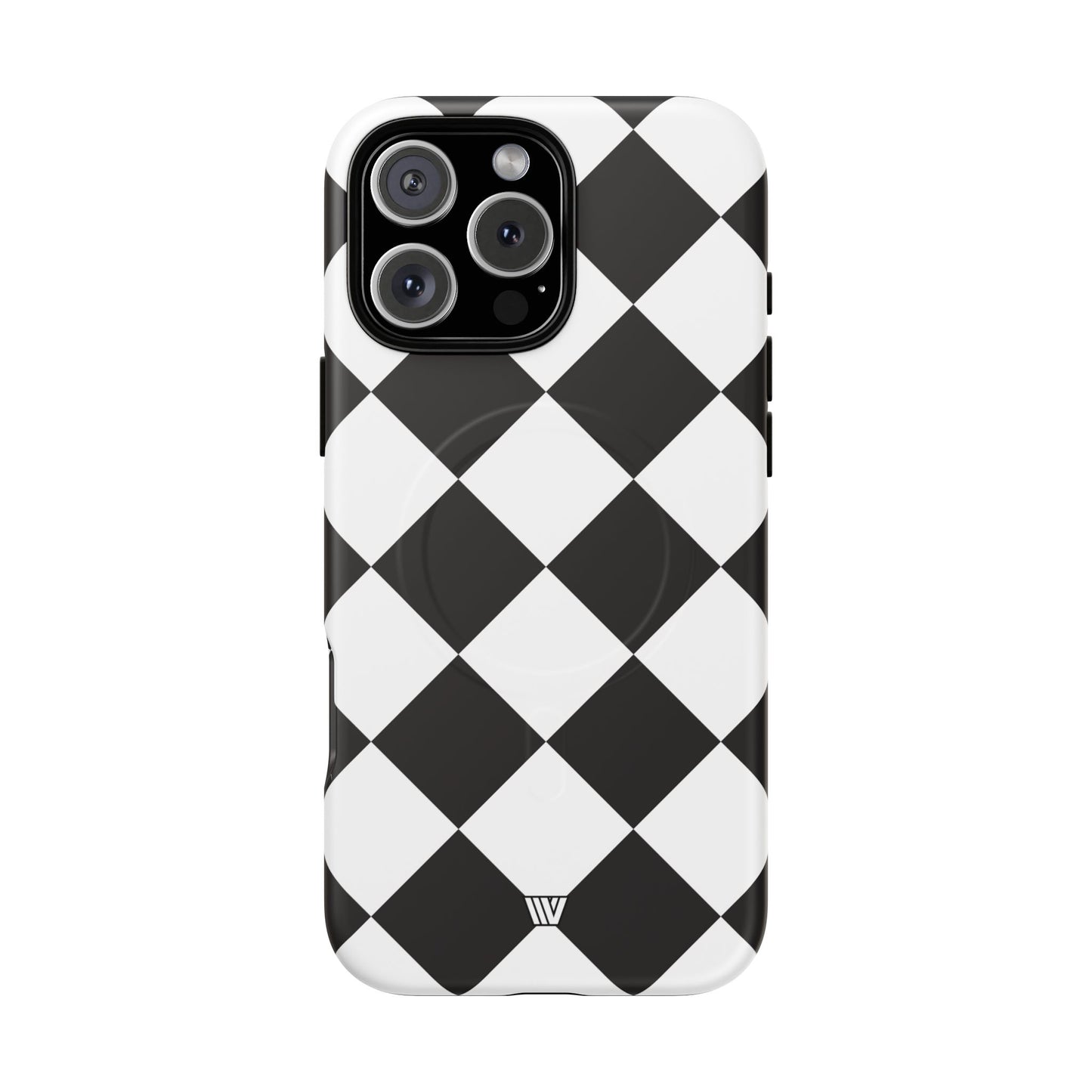 BLACK & WHITE DIAMOND | MagSafe Tough iPhone Case