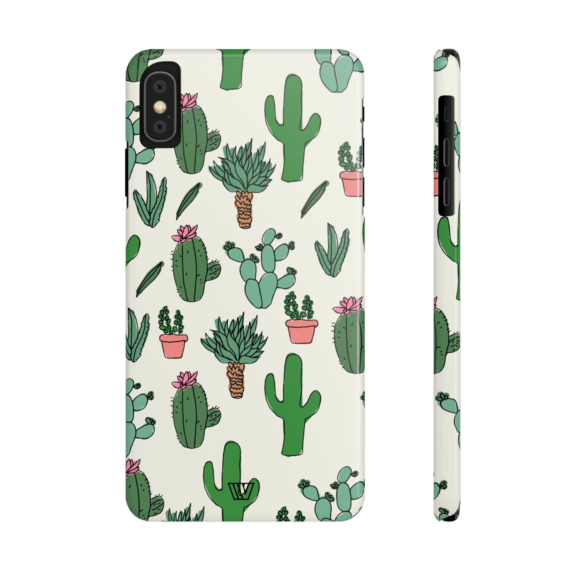 CACTUS DOODLES | Slim iPhone Case - Trovvve