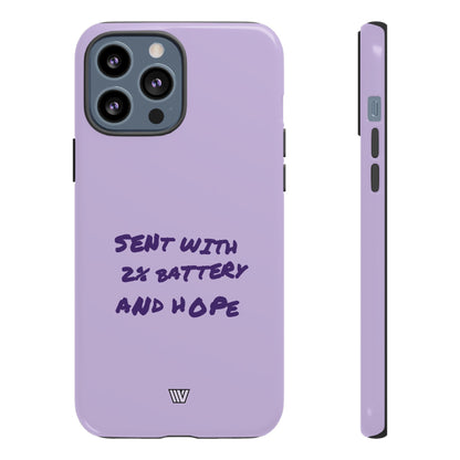 LOW BATTERY | Tough Phone Case