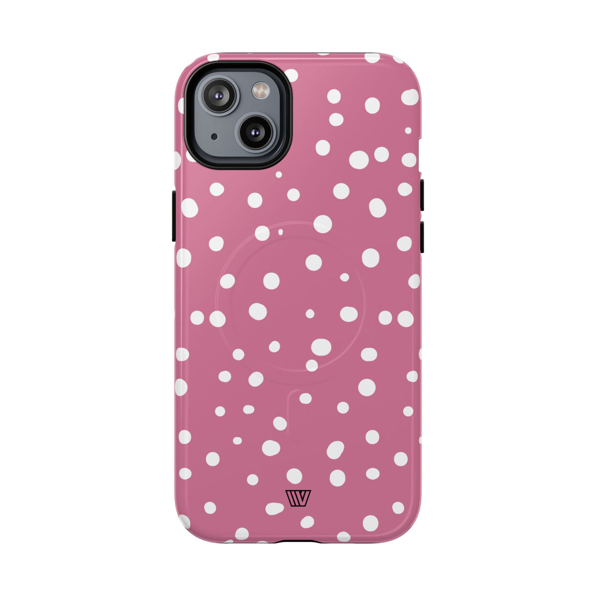 BLUSH RED DOTS | MagSafe Tough iPhone Case