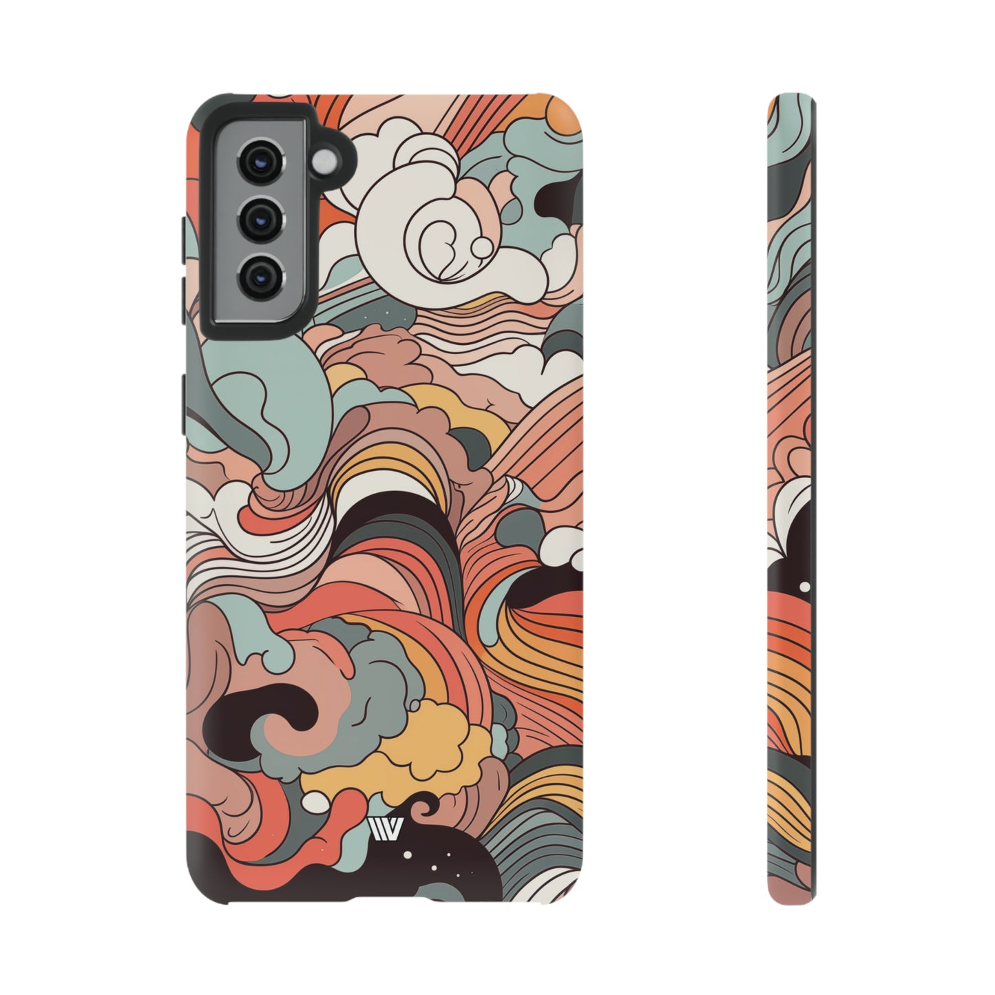 ABSTRACT DOODLE CLOUDS | Tough Phone Case - Trovvve