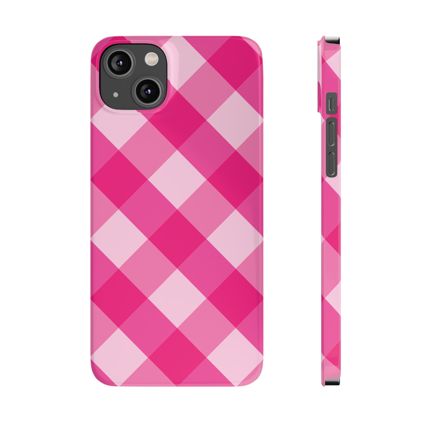 HOT PINK CLOTH Pattern  | Slim iPhone Case - Trovvve