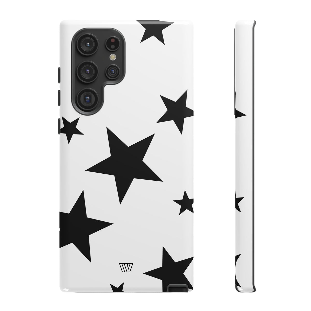 ALL WHITE BOLD STARS | Tough Phone Case