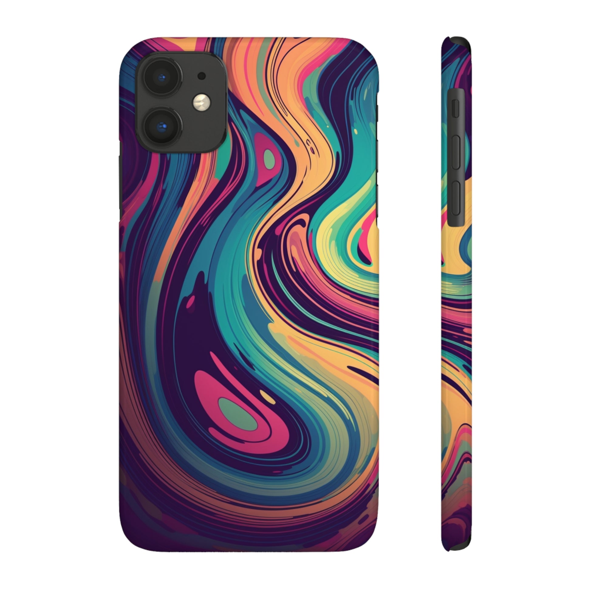 COSMIC LIQUID SWIRL |  | Slim iPhone Case - Trovvve