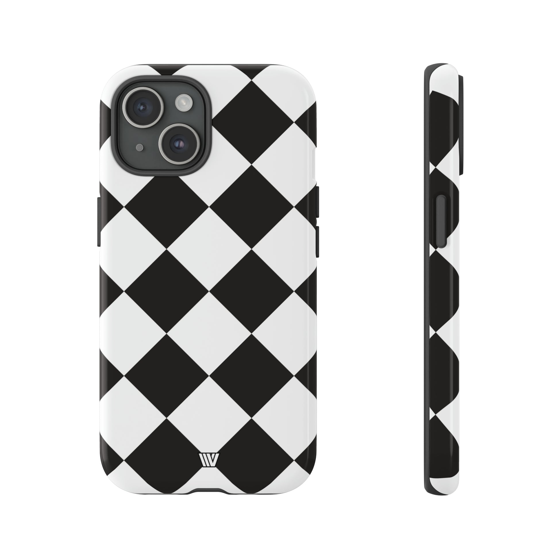 BLACK & WHITE DIAMOND | Tough Phone Case - Trovvve