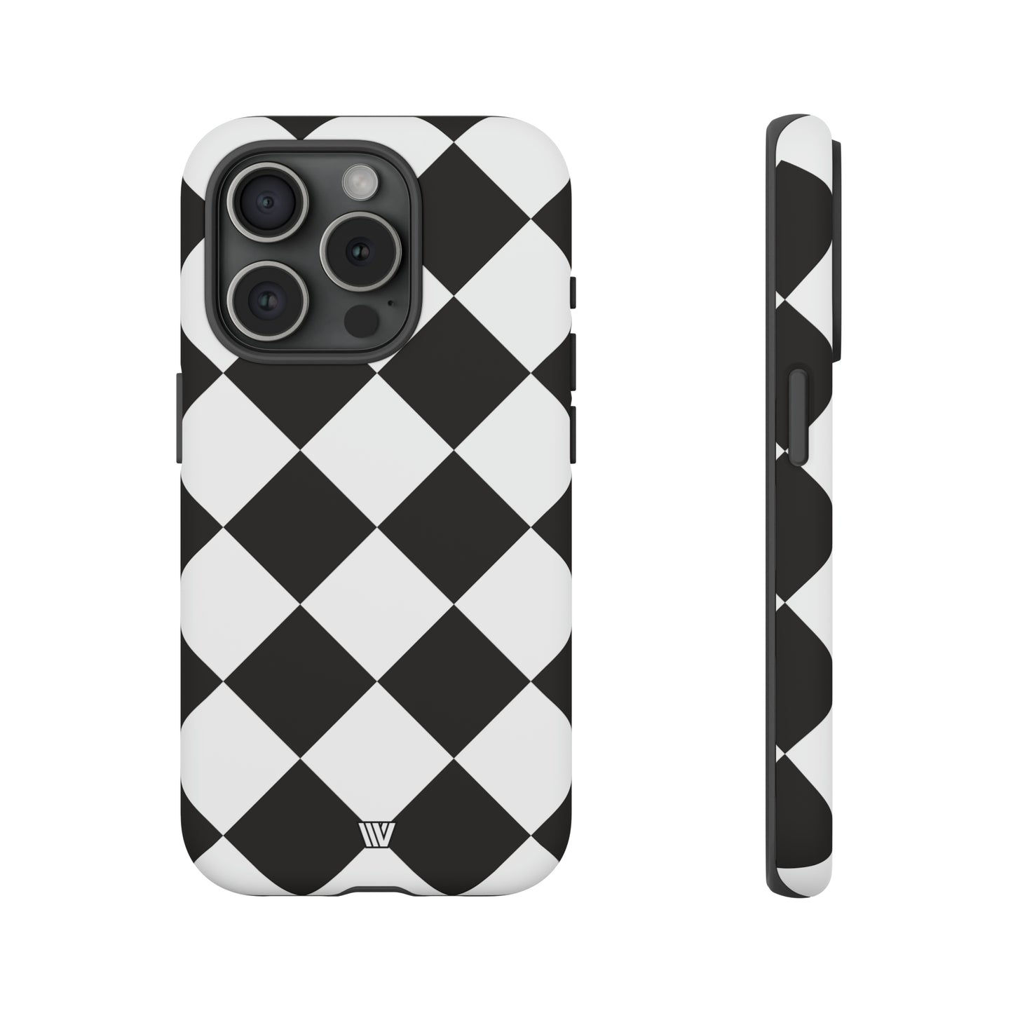 BLACK & WHITE DIAMOND | Tough Phone Case - Trovvve