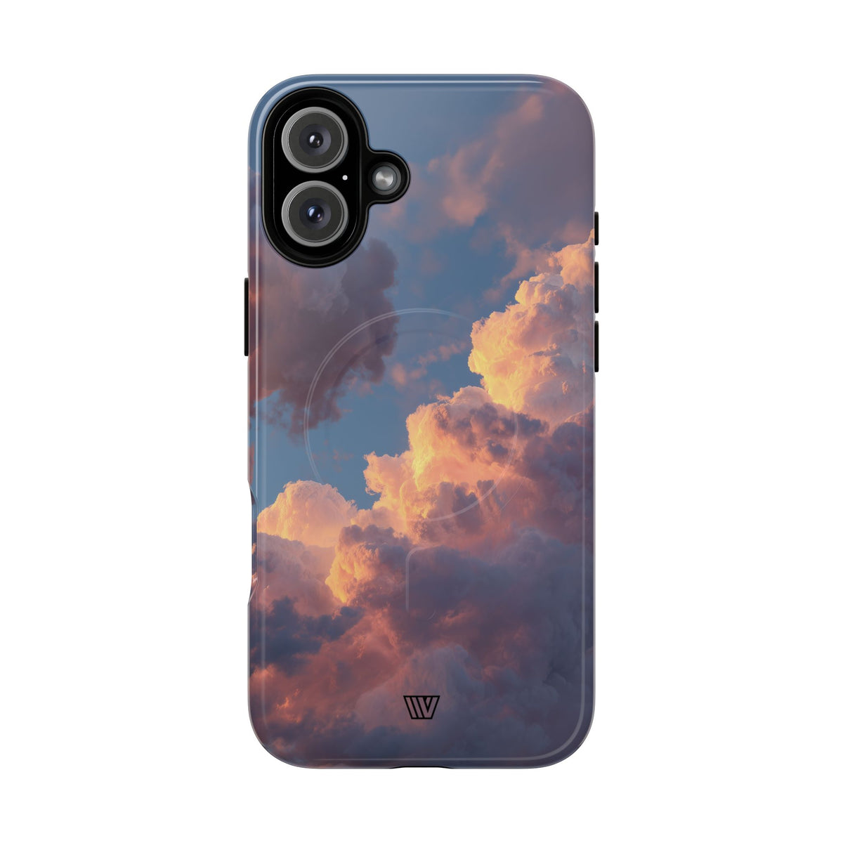 Sunset Clouds MagSafe Tough iPhone Case – iPhone 16 Plus, Glossy
