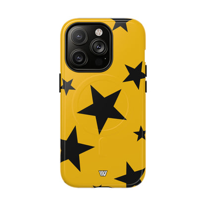 YELLOW BOLD STARS | MagSafe Tough iPhone Case