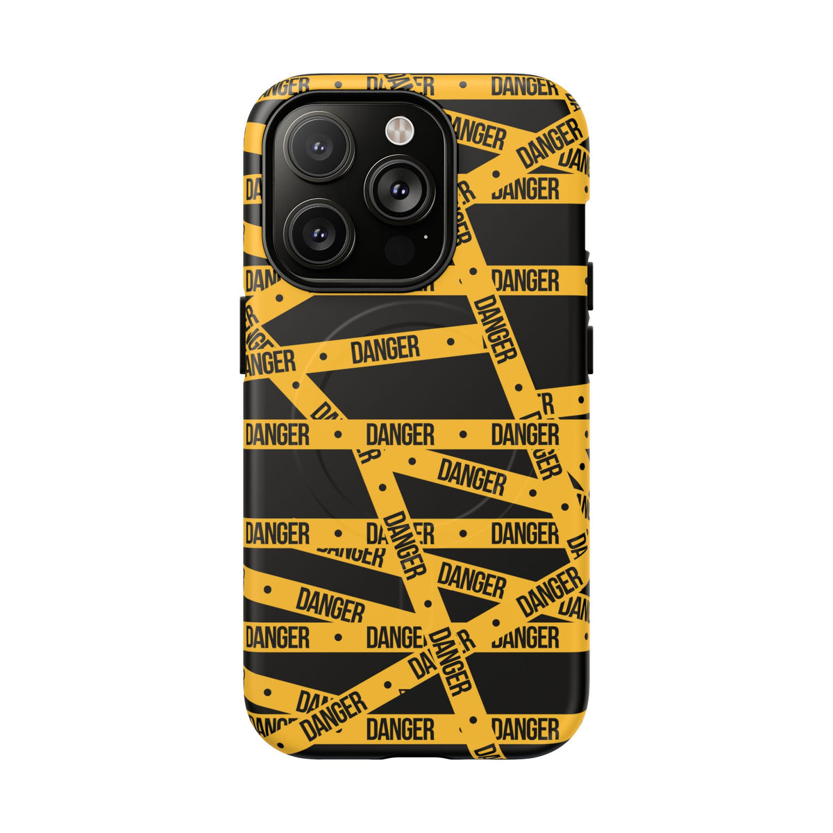 Danger Tape MagSafe Tough iPhone Case – iPhone 14 Pro, Matte