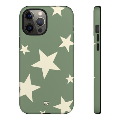 SAGE BOLD STARS | Tough Phone Case