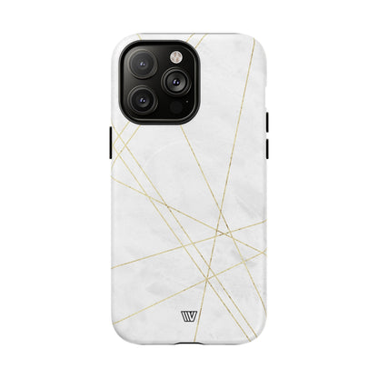 Gold Lines MagSafe Tough iPhone Case – iPhone 14 Pro Max, Matte