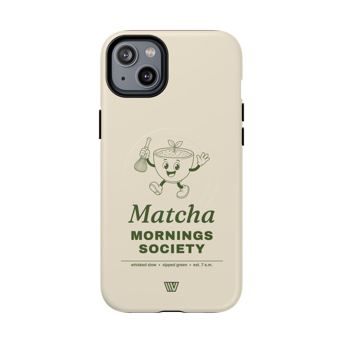 MATCHA MORNINGS | MagSafe Tough iPhone Case