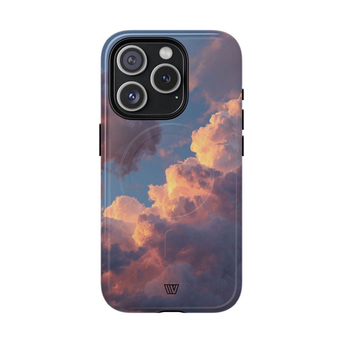 Sunset Clouds MagSafe Tough iPhone Case – iPhone 15 Pro, Glossy