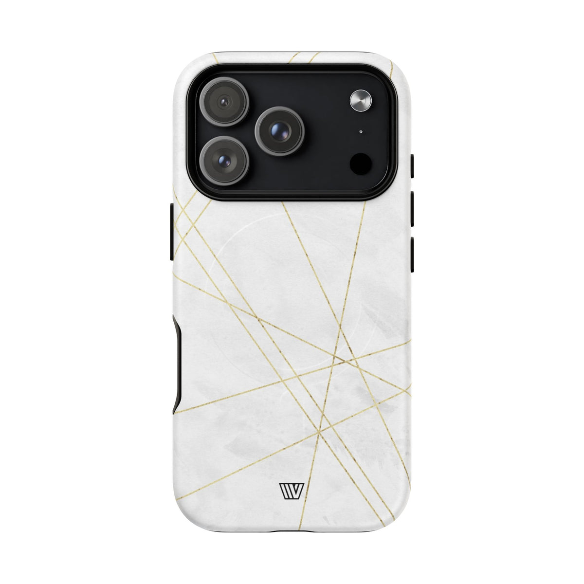 Gold Lines MagSafe Tough iPhone Case – iPhone 17 Pro, Matte
