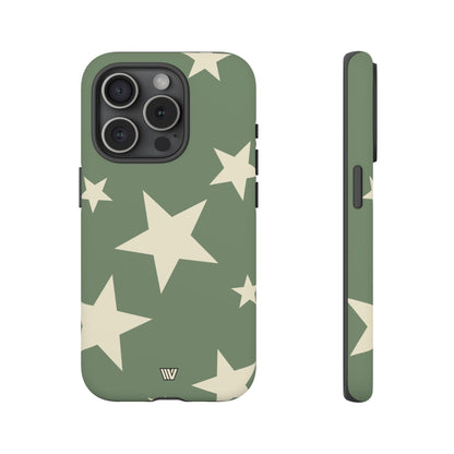 SAGE BOLD STARS | Tough Phone Case