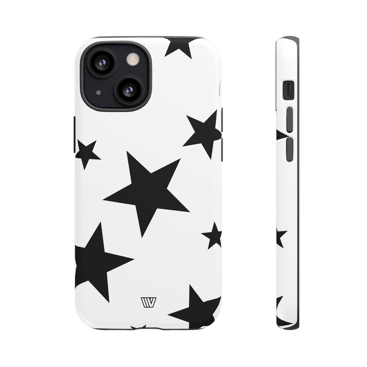 ALL WHITE BOLD STARS | Tough Phone Case