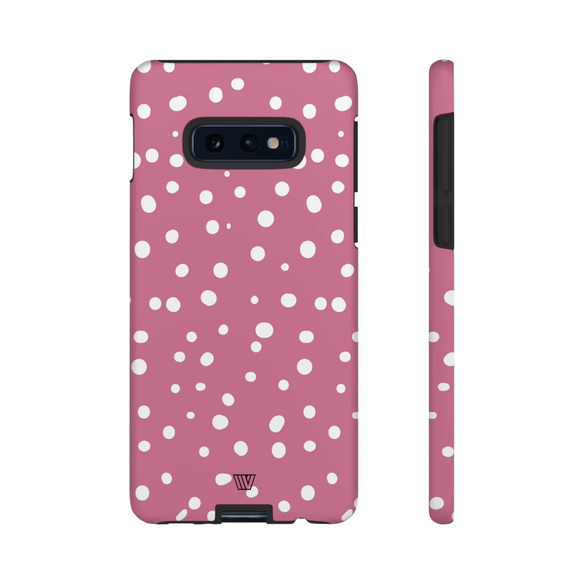 BLUSH RED DOTS | Tough Phone Case - Trovvve