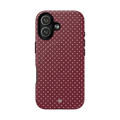 CLARET DOT | MagSafe Tough iPhone Case