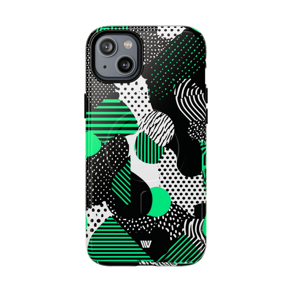 Pattern Clash MagSafe Tough iPhone Case – iPhone 14 Plus, Glossy
