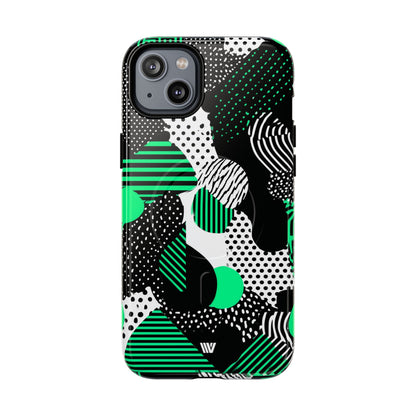 Pattern Clash MagSafe Tough iPhone Case – iPhone 14 Plus, Glossy