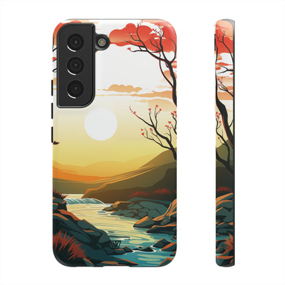 RIVER SUNSET | Tough Phone Case - Trovvve