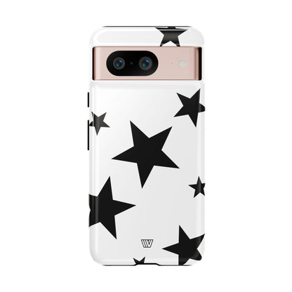 ALL WHITE BOLD STARS | Tough Phone Case