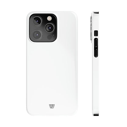 ALL WHITE | Slim iPhone Case