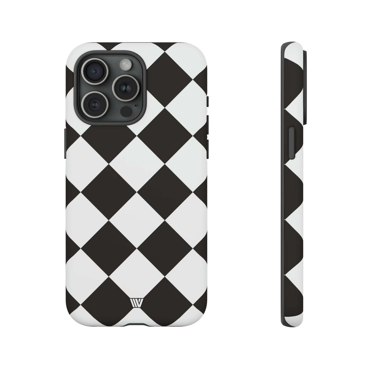 BLACK & WHITE DIAMOND | Tough Phone Case - Trovvve