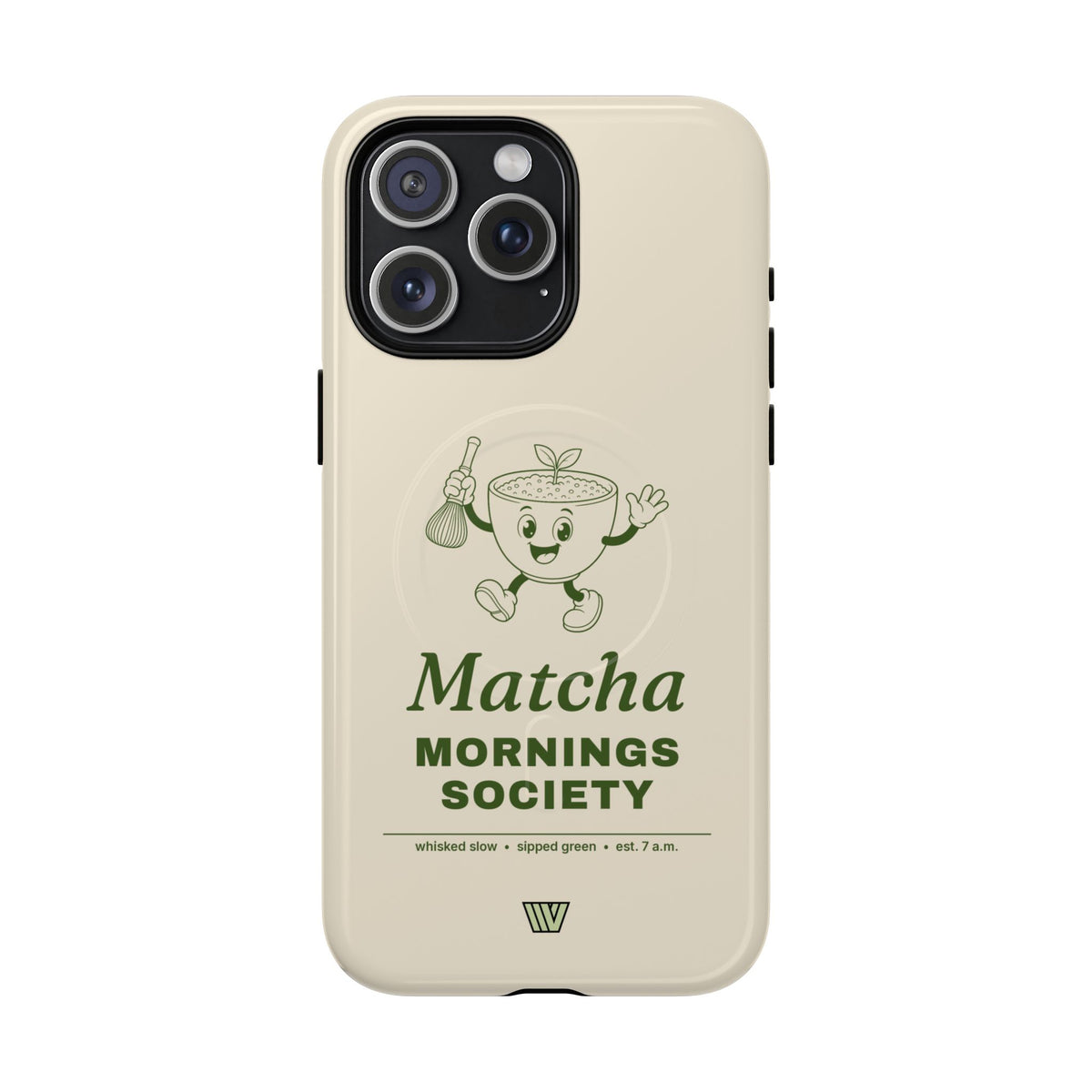 MATCHA MORNINGS | MagSafe Tough iPhone Case